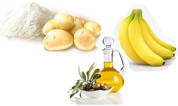 Banana face mask for wrinkles, skin around the eyes. Recipes with starch and botox effect, honey, egg