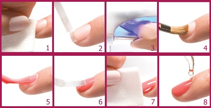 Gel nail extension at home. Materials, video tutorials step by step with photos for beginners