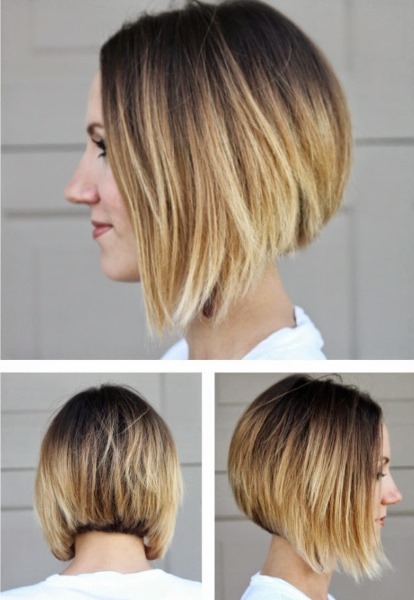 Ombre. Photo for light brown, dark, light and ash hair. How to do staining at home