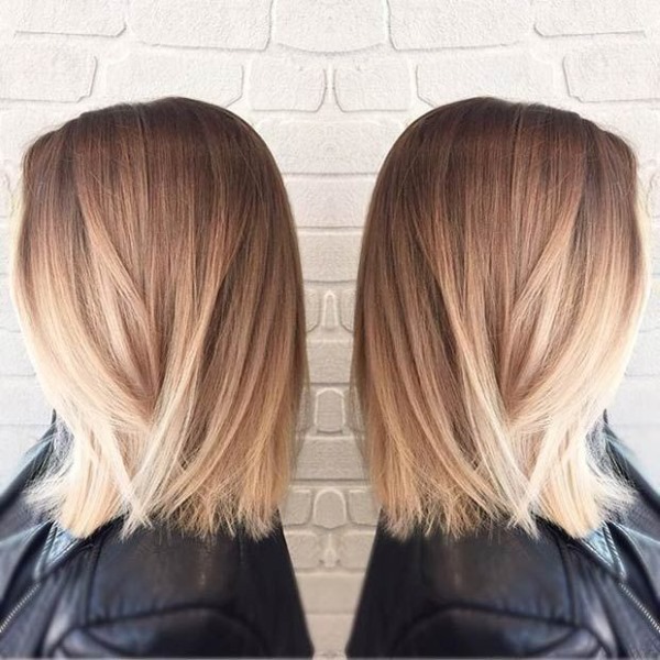 Ombre. Photo for light brown, dark, light and ash hair. How to do staining at home