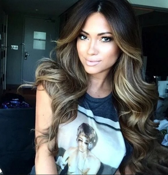 Ombre. Photo for light brown, dark, light and ash hair. How to do staining at home