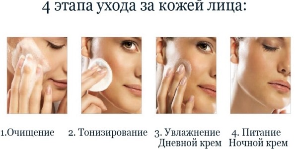 Rating of skin care products for the face, combination, oily, problem, dry and sensitive skin around the eyes