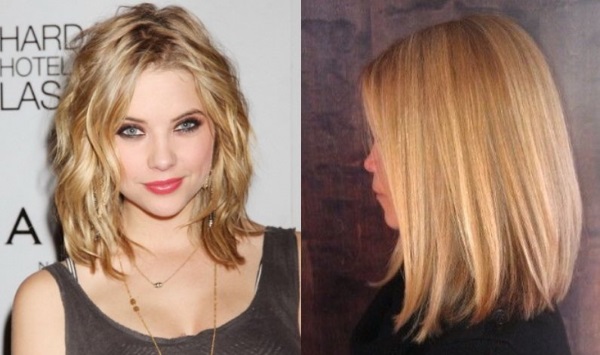 Long bob haircut for medium hair. Photo, how to cut with a smooth transition, with and without bangs, for thick, thin, wavy hair