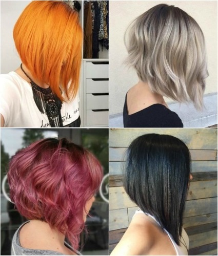 Long bob haircut for medium hair. Photo, how to cut with a smooth transition, with and without bangs, for thick, thin, wavy hair