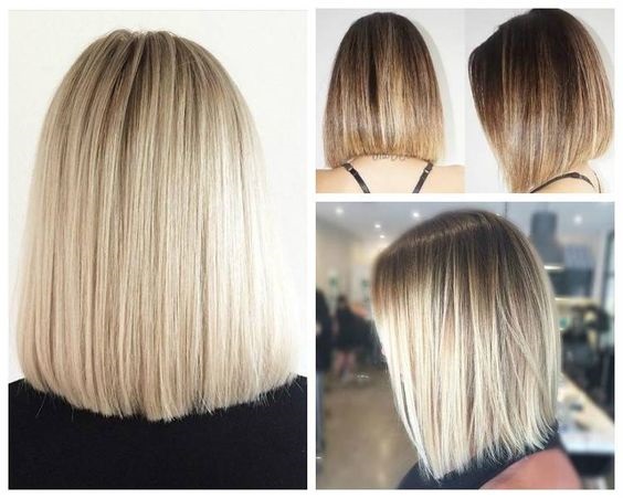 Long bob haircut for medium hair. Photo, how to cut with a smooth transition, with and without bangs, for thick, thin, wavy hair