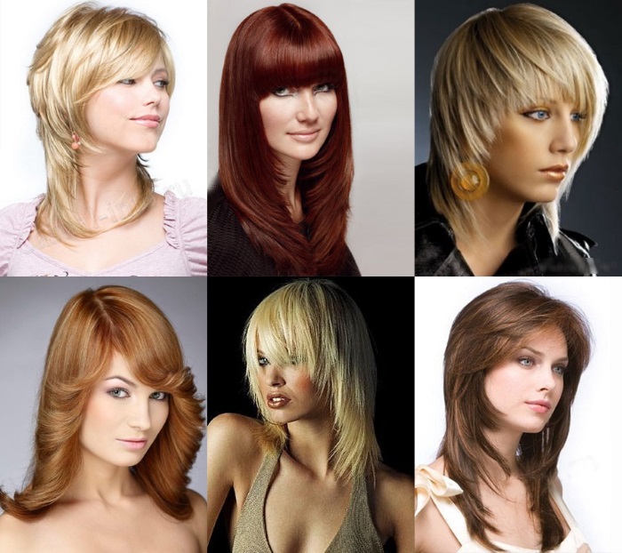 Types of bangs. Photos with names, recommendations for choosing bangs by face shape, hair length, type of haircut