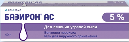 Baziron AS. Instructions for use for acne, price, analogs, reviews of dermatologists