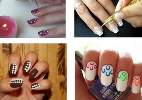 Dots for nail design. How to use for manicure, drawings. Best rating