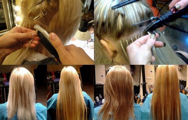 Hollywood hair extensions. Procedure technology, indications and contraindications, photos, reviews and prices