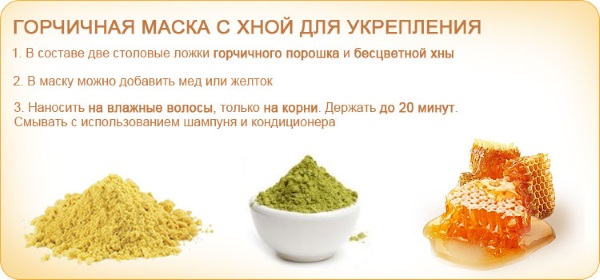 Mustard mask for hair growth, strengthening, against hair loss. Recipes, rules of application. Reviews