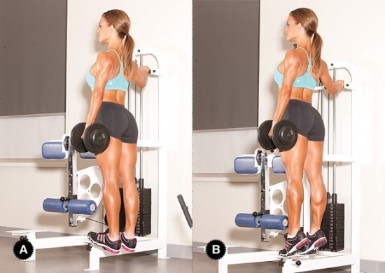 How to reduce calves on legs for girls in volume. Effective exercise