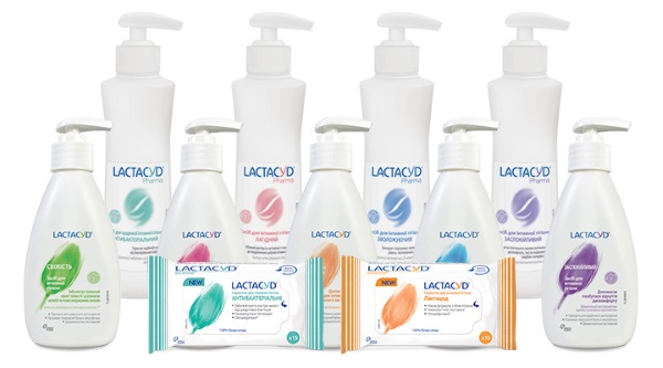 Lactacid for intimate hygiene: gel composition, instructions for use for sensitive skin