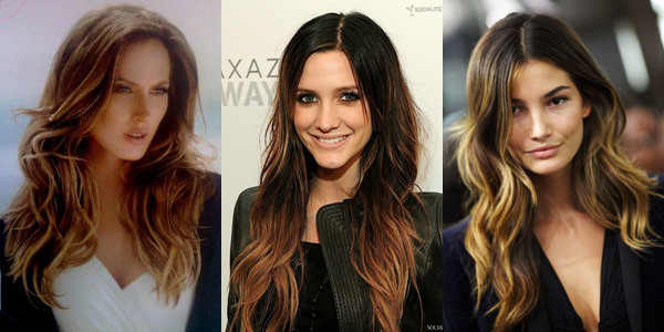 Highlights on black hair. Photo: white, red, color. How to make for short, long, medium length, dyed