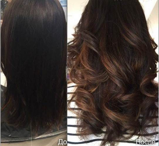 Highlights on black hair. Photo: white, red, color. How to make for short, long, medium length, dyed