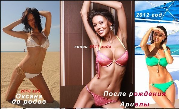 Oksana Samoilova before and after plastic surgery: photo in his youth before surgery, height, weight, tattoo, figure parameters