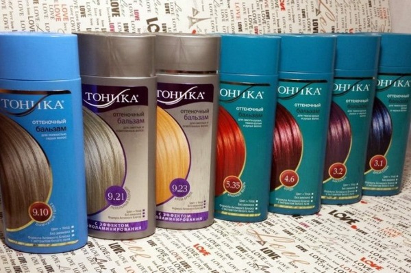 Balsami per capelli Tint Estel, Belita, Color lux, Tonic, Concept, Loreal, Kapus. Miglior punteggio