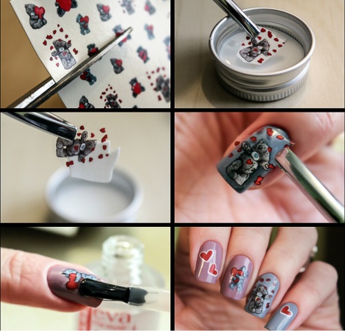 Sliders for nails. Design, how to use, glue, use with gel polish, 3d, geometric. Schemes, stencils for manicure, photo