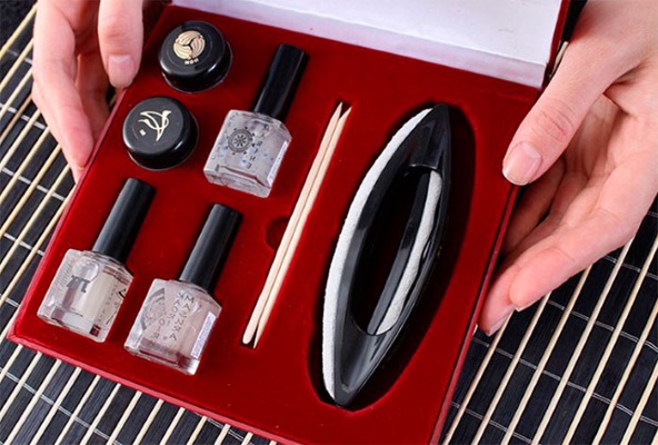 Japanese manicure: what is it, P-shine, Masura, sets and technology step by step with a photo