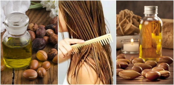 Argan oil for hair. Properties, how to use, professional products: Londa, Kapus, Hair vital, Tahe Keratin Gold