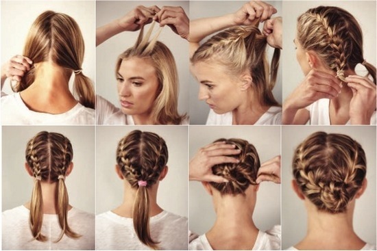 French braid. Photo how to braid. Step-by-step instructions and hairstyles