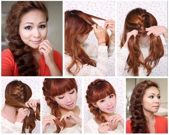 French braid. Photo how to braid.Step-by-step instructions and hairstyles