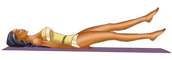 A set of exercises for the press, abdominal reduction for women, on the sides and legs at home