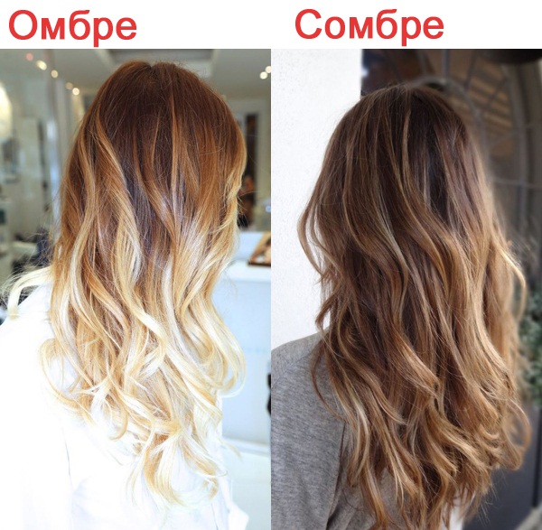 Sombre coloring on dark hair. Photo, difference with ombre, balayazh, shatush. How to do it at home