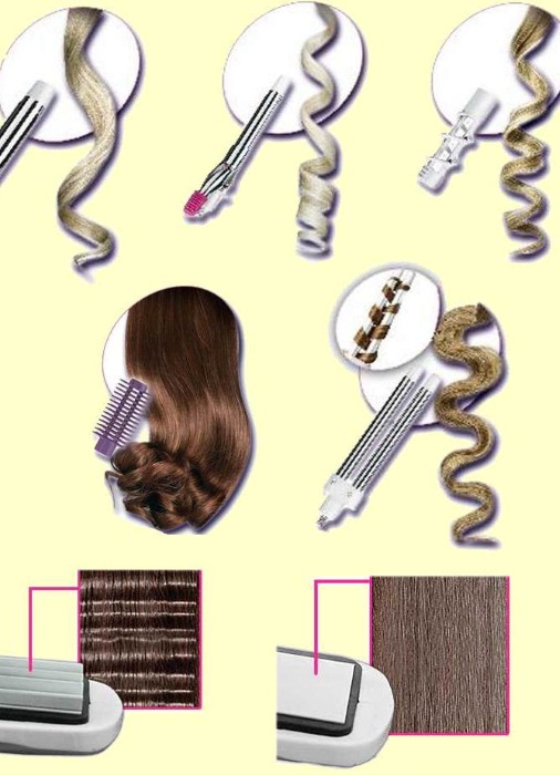 Styler for curling hair, straightening, automatic curling, hair dryer for volume, brush. Top best