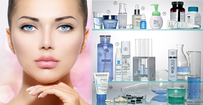 Pharmacy cosmetics, popularity rating: for problem skin, for acne, anti-aging. French, Russian, brands