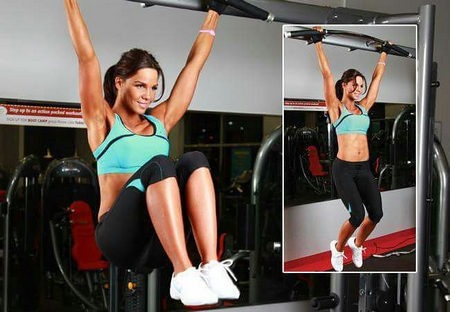 A set of exercises for the press for girls. Effective training with a roller, wheel, horizontal bar, bench, chair