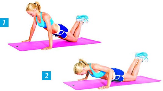 Push-up program for beginners. Table for gaining muscle mass, losing weight, pumping pectoral muscles, for all muscles of the body