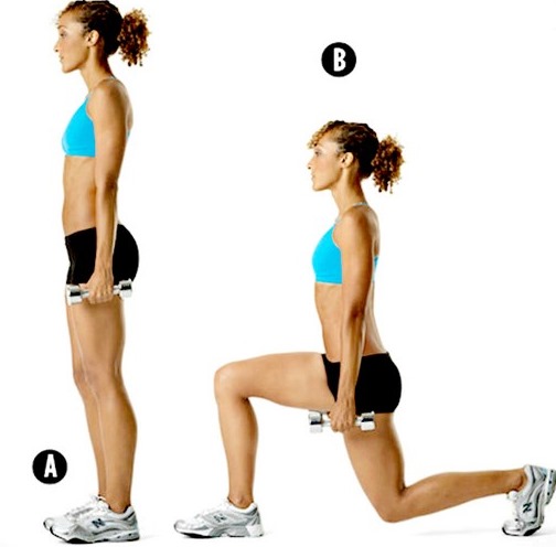 Dumbbell exercise program. Basic on chest, shoulders, biceps, back, triceps, effective strength. The best complex for girls