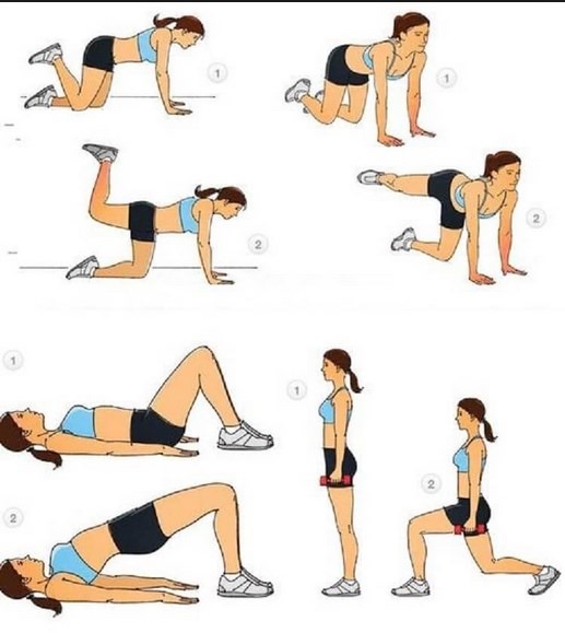 Workouts for slimming the abdomen, sides and legs at home. Power, dance, interval for girls