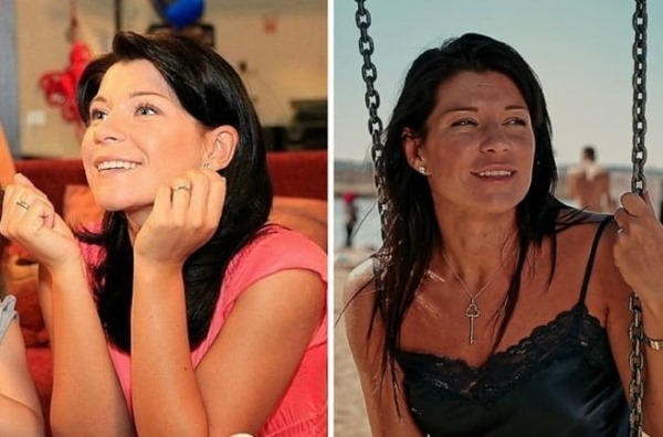 Ekaterina Volkova. Photo in a swimsuit, before and after plastic surgery. Figure, face, appearance of the actress