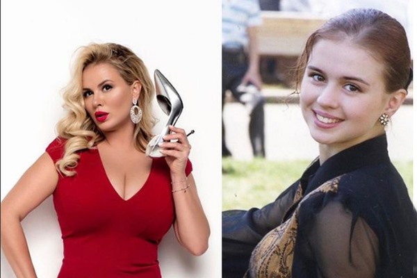 Anna Semenovich. Foto in einem Badeanzug in seiner Jugend und jetzt. Plastische Operationen, kosmetische Veränderungen des Skaters