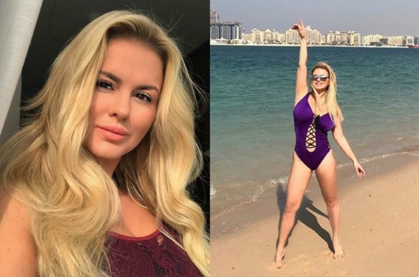 Anna Semenovich. Foto in einem Badeanzug in seiner Jugend und jetzt. Plastische Operationen, kosmetische Veränderungen des Skaters