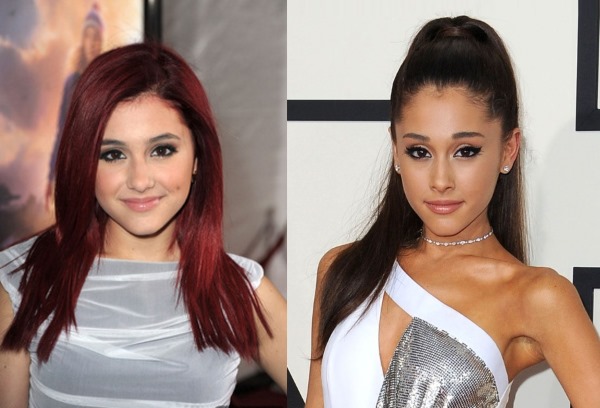 Ariana Grande prima e dopo la chirurgia plastica. Foto in costume da bagno, senza trucco, durante l'infanzia. La figura e l'aspetto dell'attrice