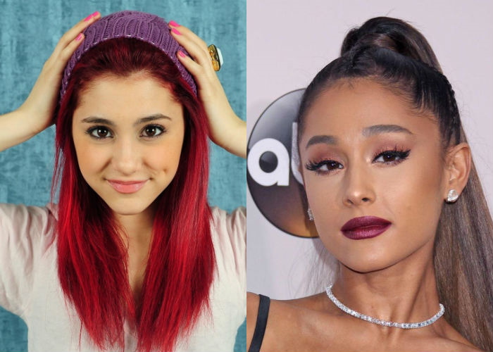 Ariana Grande before and after plastic surgery. Photo in a swimsuit, without makeup, in childhood. The figure and appearance of the actress