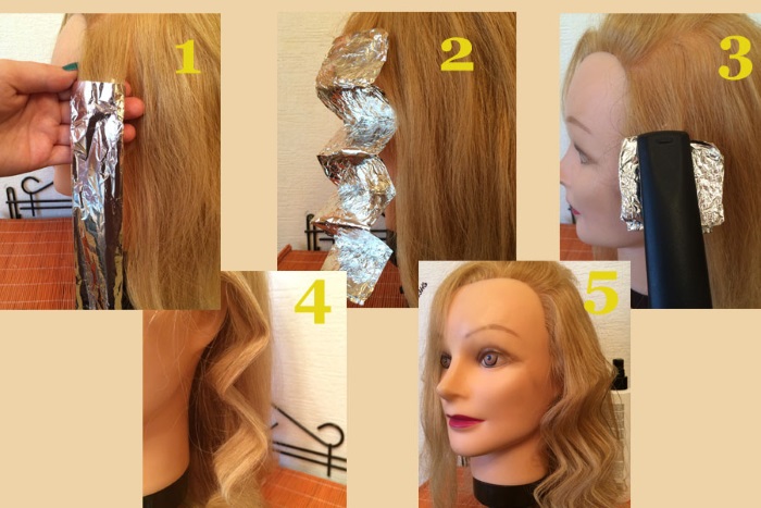 Wie man Locken mit einem Haarglätter macht. Schritt-für-Schritt-Anleitung