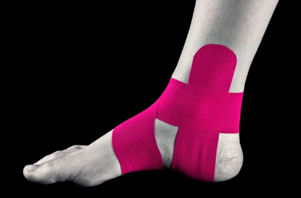 Kinesio taping. What is it in cosmetology, medicine, sports. Tapes, aesthetic, lymphatic drainage from wrinkles, nasolabial folds