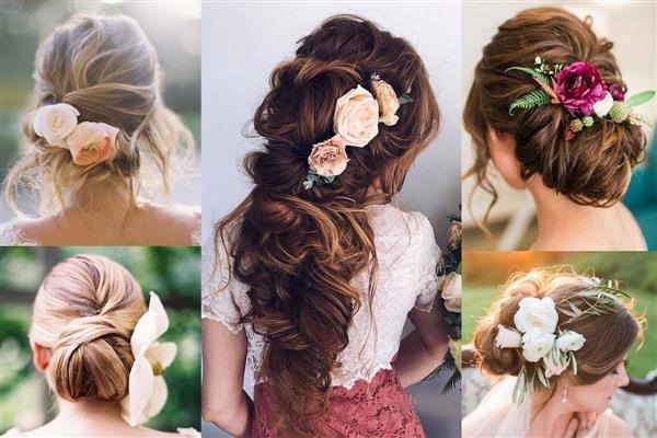 Collected hairstyles for medium hair. Photo how to make yourself for every day, graduation, wedding