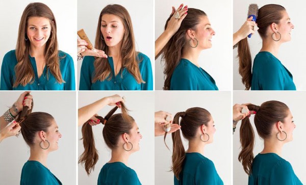 Acconciature raccolte per capelli medi. Foto come farsi per tutti i giorni, laurea, matrimonio