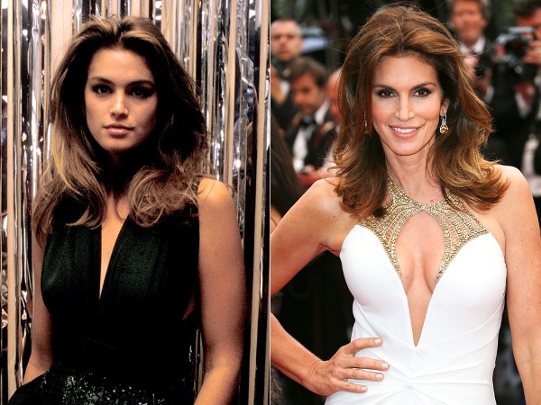 Cindy Crawford. Photos now, in youth, changes before and after plastic surgery