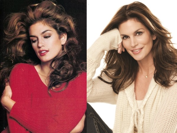 Cindy Crawford. Photos now, in youth, changes before and after plastic surgery