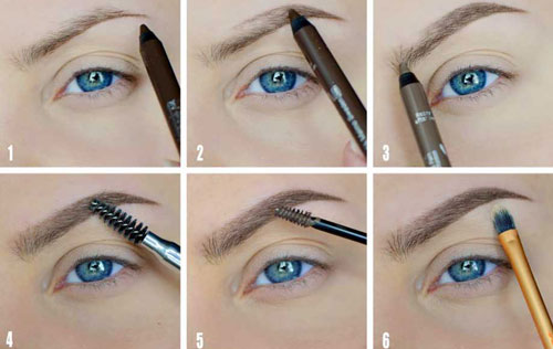 How to properly shape eyebrows with a pencil, paint, henna. Photos, instructions at home