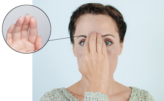 How to remove a wrinkle between eyebrows. Plaster, ointments, creams, exercises, massage, botox