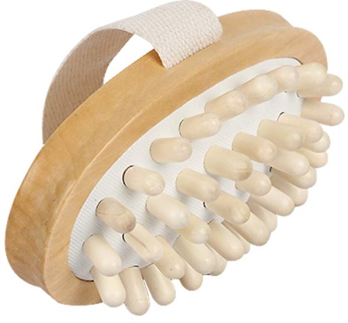 Dry massage brush with natural bristles, cactus, anti-cellulite. Prices and reviews