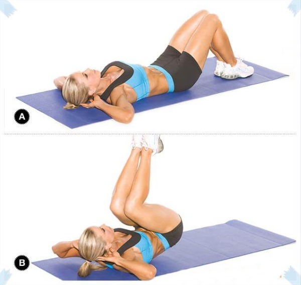 Exercises for burning fat on the abdomen and sides for women, on the buttocks, basic. Workout program for the week