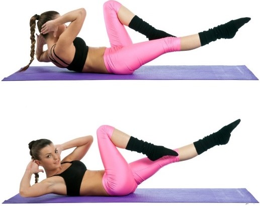 Exercises for burning fat on the abdomen and sides for women, on the buttocks, basic. Workout program for the week