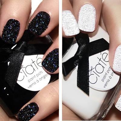 Manicure with black and white varnish for short and long nails. Photos, designs